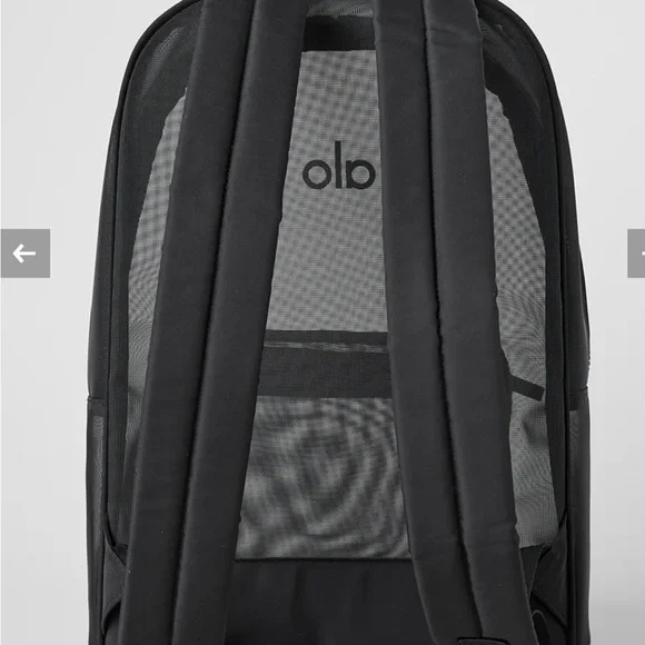 ALO Yoga | Bags | Alo Yoga Charcoal Mesh Backpack | Poshmark display picture 1